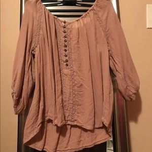 Off the shoulder blouse